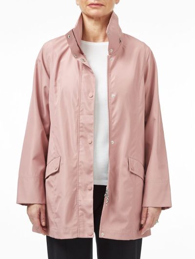 PennyPlain Raincoat - Carnation