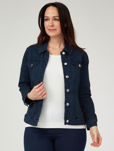 PennyPlain Denim Style Jacket - Denim Wash