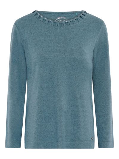 TIGI Looped Neck Detail Top