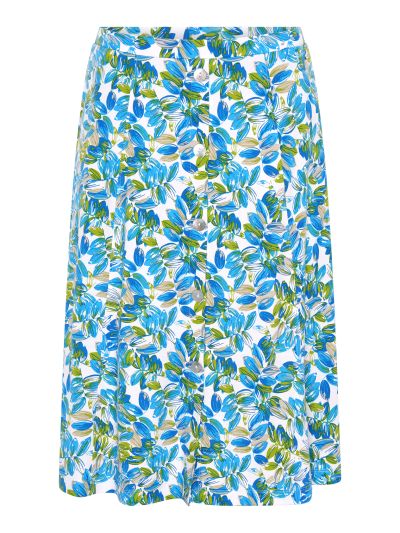 TIGI Floral Button Skirt - Short