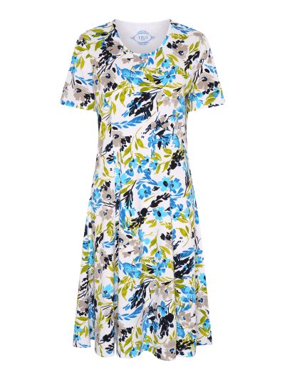 TIGI Bouquet Floral Print Dress