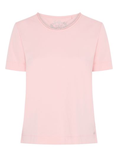 TIGI Beaded Neck Trim Top