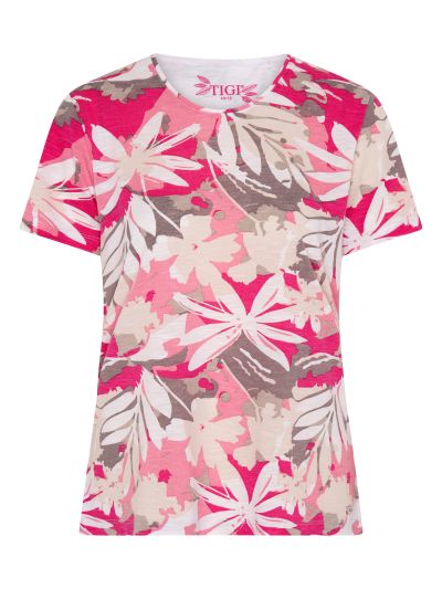 TIGI Floral All-over-print Top