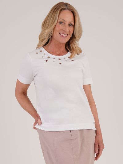 TIGI Eyelet Trim Top
