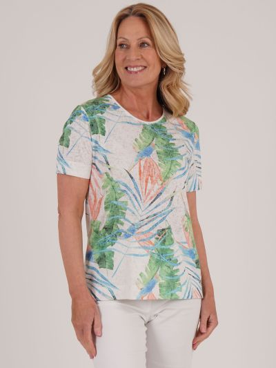 TIGI Paradise Palm Devore Top