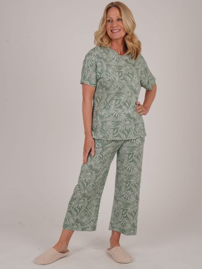 TIGI Fern Ivory Leaf Pyjama Trouser