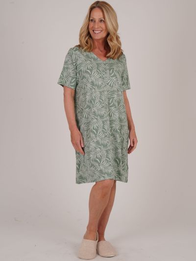 TIGI Fern Ivory Print Night Dress