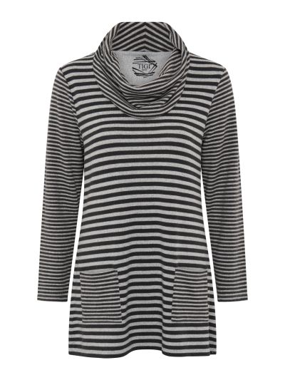 TIGI Contrast Stripe Tunic