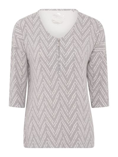 TIGI Chevron Zip Front Top