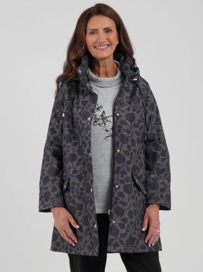 TIGI Floral Print Coat