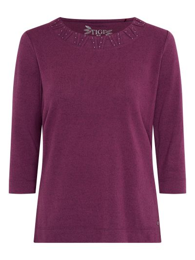 TIGI Decorative Neckline Top
