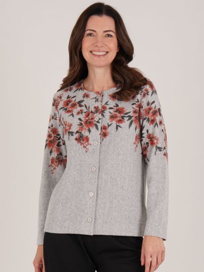 TIGI  Button Up Printed Cardi