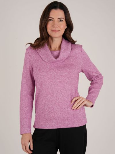 TIGI  Solid Cowl Neck Jumper