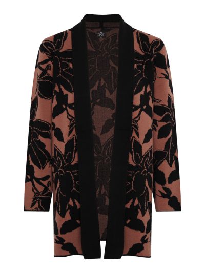 TIGI  Longline Floral Cardi