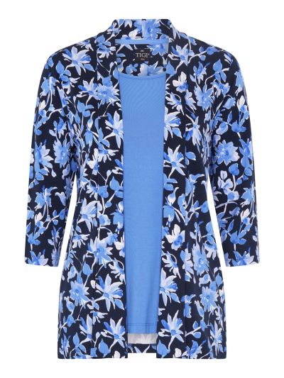 TIGI Jersey Floral 2 In 1 Top