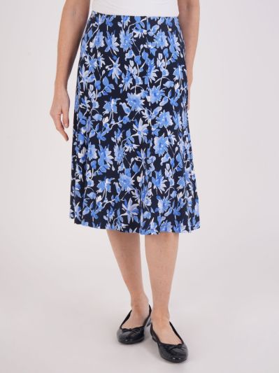 TIGI Floral Jersey Skirt - Short