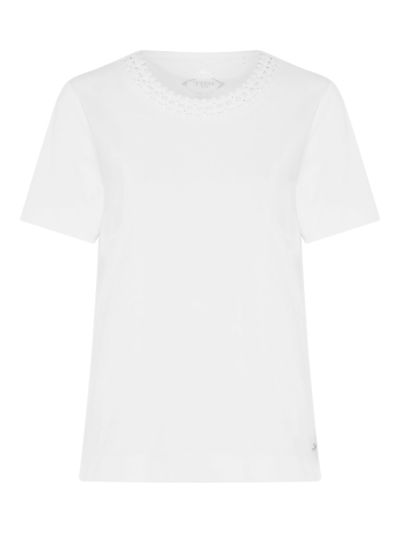 TIGI Lattice Neckline Detail Top