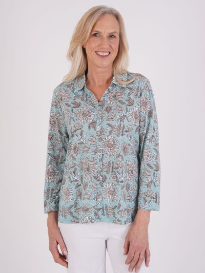 TIGI Persian Floral Print Shirt