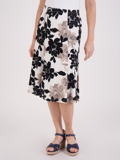 TIGI Dahlia Print Skirt -regular