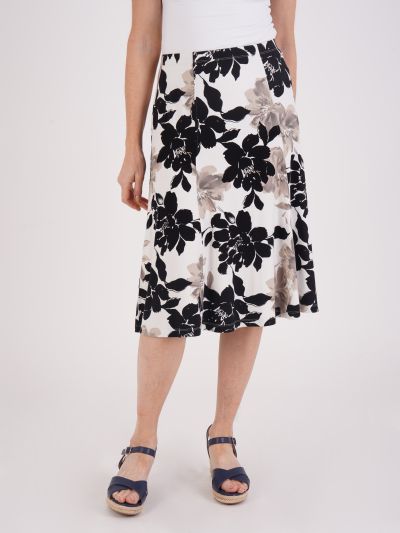 TIGI Dahlia Print Skirt -short