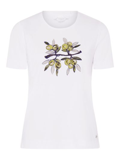 TIGI Olive Painterly Placement Top