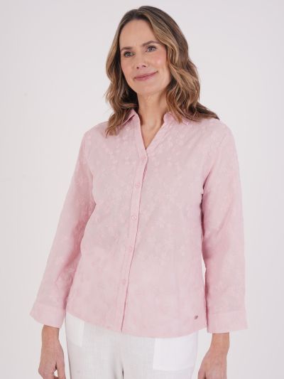 TIGI Floral Embroiderd Shirt