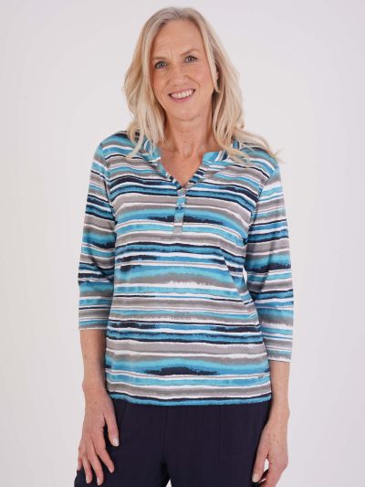 TIGI Painterly Stripe Top