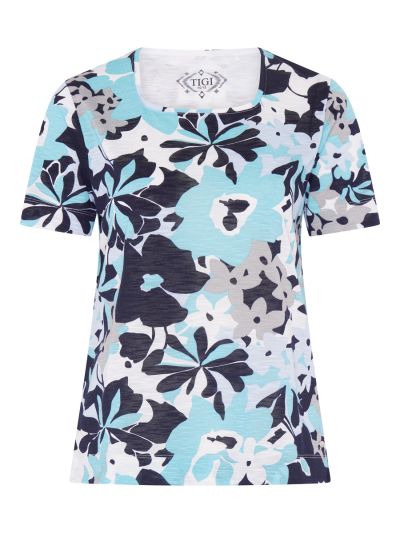 TIGI Graphic Tonal Floral Top