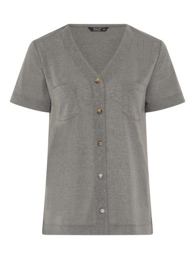 TIGI Patch Pocket Easy-wear Top