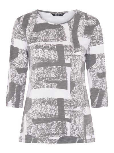 TIGI Abstract Mono Print Top