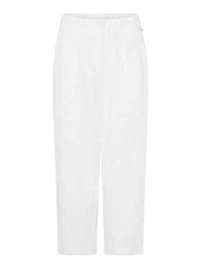 TIGI Cropped Relaxed Patch Pocket Trouser - White