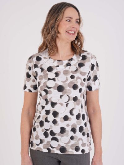 TIGI Tonal Polka Dot Top