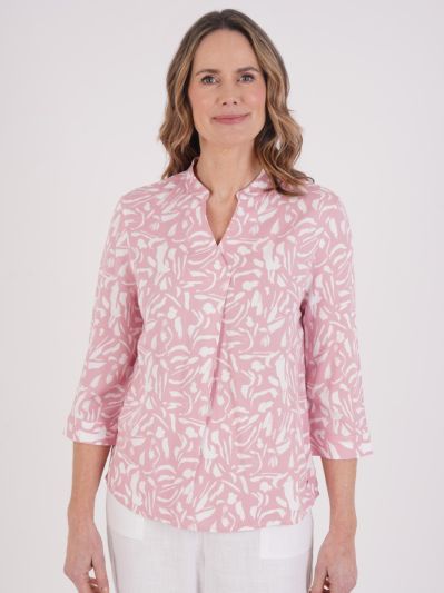 TIGI Notch Neck Squiggle Top
