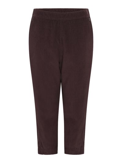 VIZ-A-VIZ Corduroy Trousers - Dark Latte