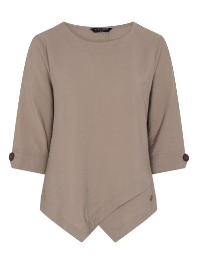 VIZ-A-VIZ Button Back Detail Top