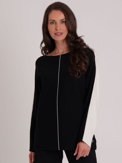 VIZ-A-VIZ Reversible Dolmon Jumper