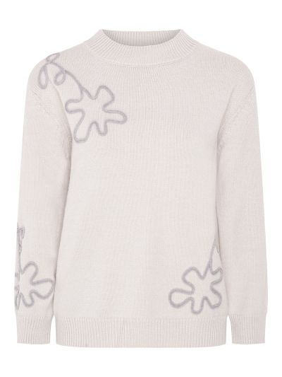 VIZ-A-VIZ Cornelli Crew Neck Jumper
