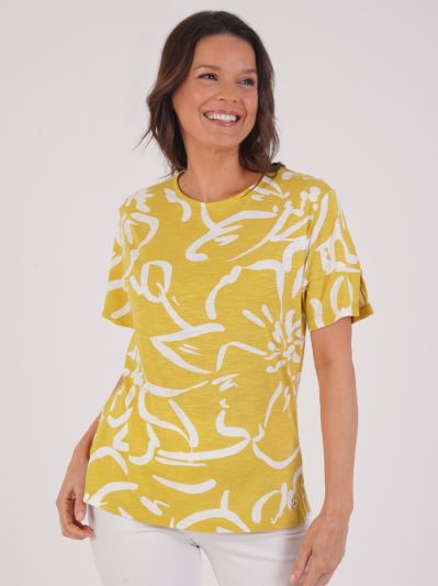 VIZ-A-VIZ Floral Print Top