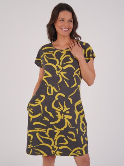 VIZ-A-VIZ Floral Print Dress