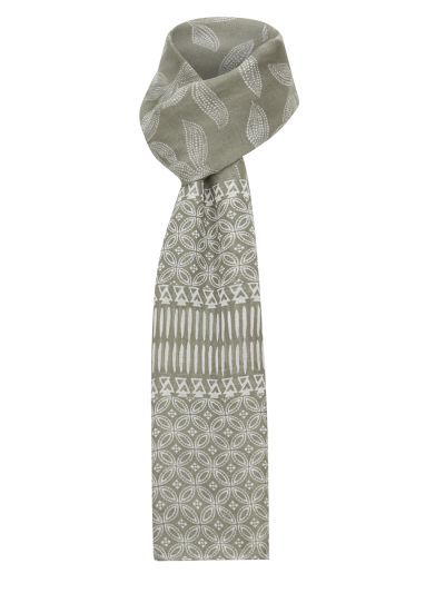 PENNY PLAIN  Sage All Over Print Scarf