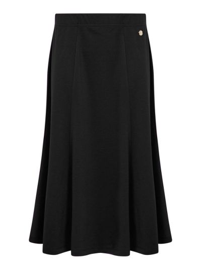 PENNY PLAIN  Black Panelled Skirt