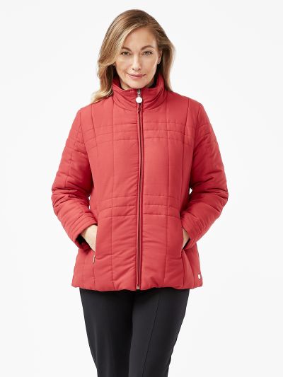 PENNY PLAIN  Paprika Quilted Jacket