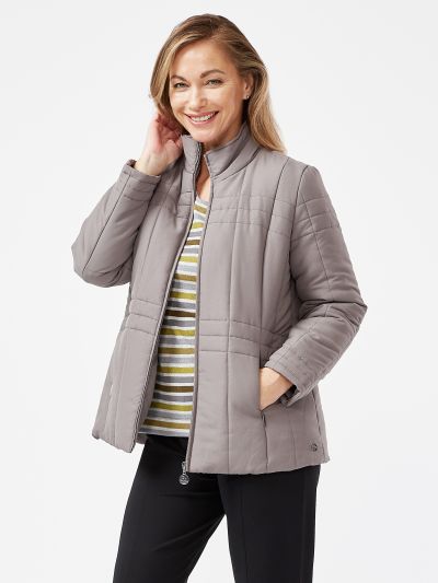 PENNY PLAIN  Mink Quilted Jacket