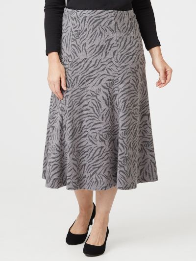 TIGI Zebra Print Skirt
