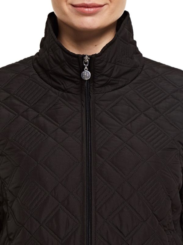 PENNY PLAIN Black Diamond Quilt Jacket