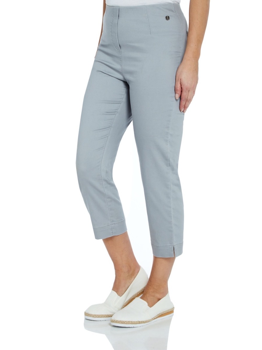 Grey cropped pants womens 2025